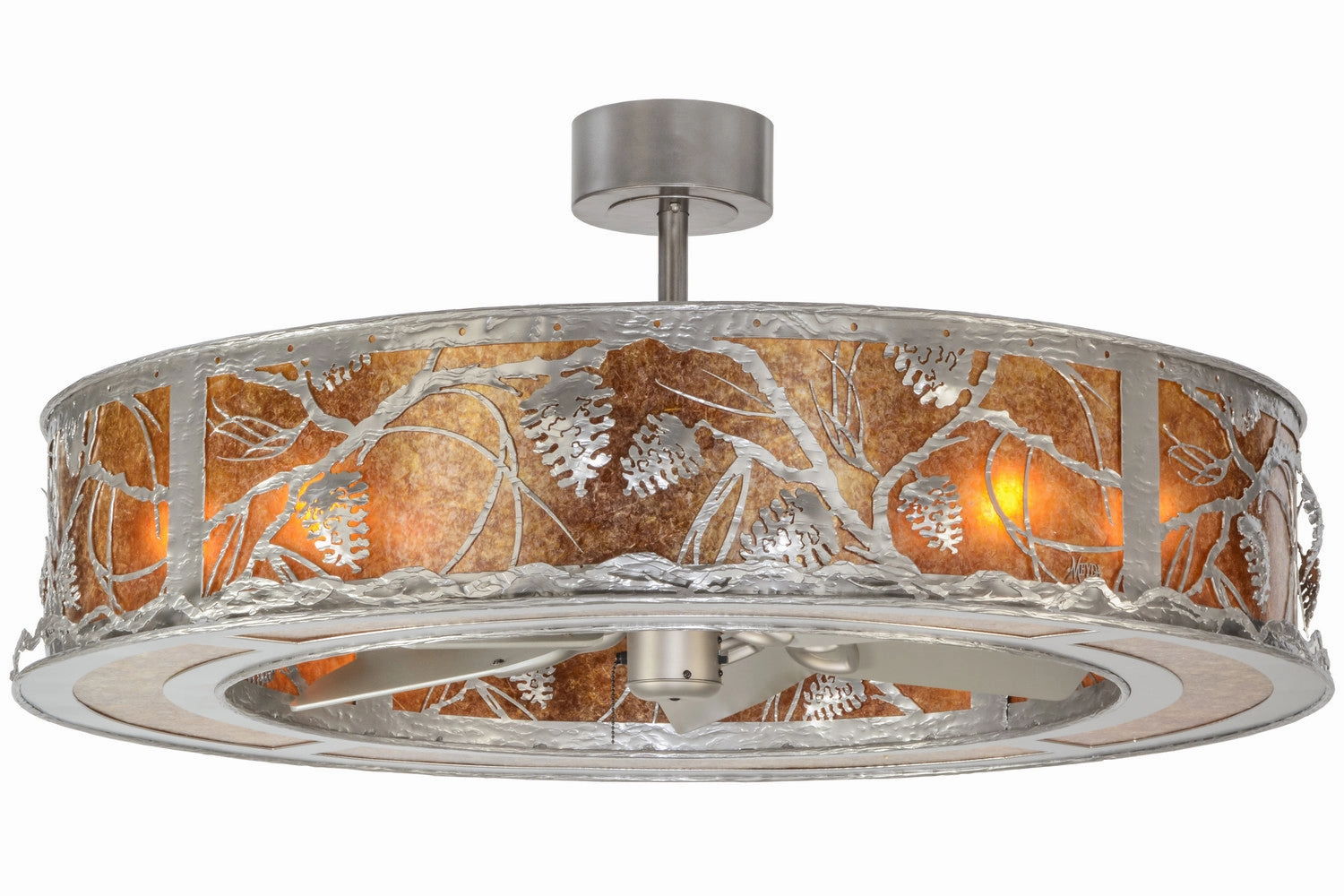 Whispering Pines Eight Light Chandel-Air affordable cooling fans for summer