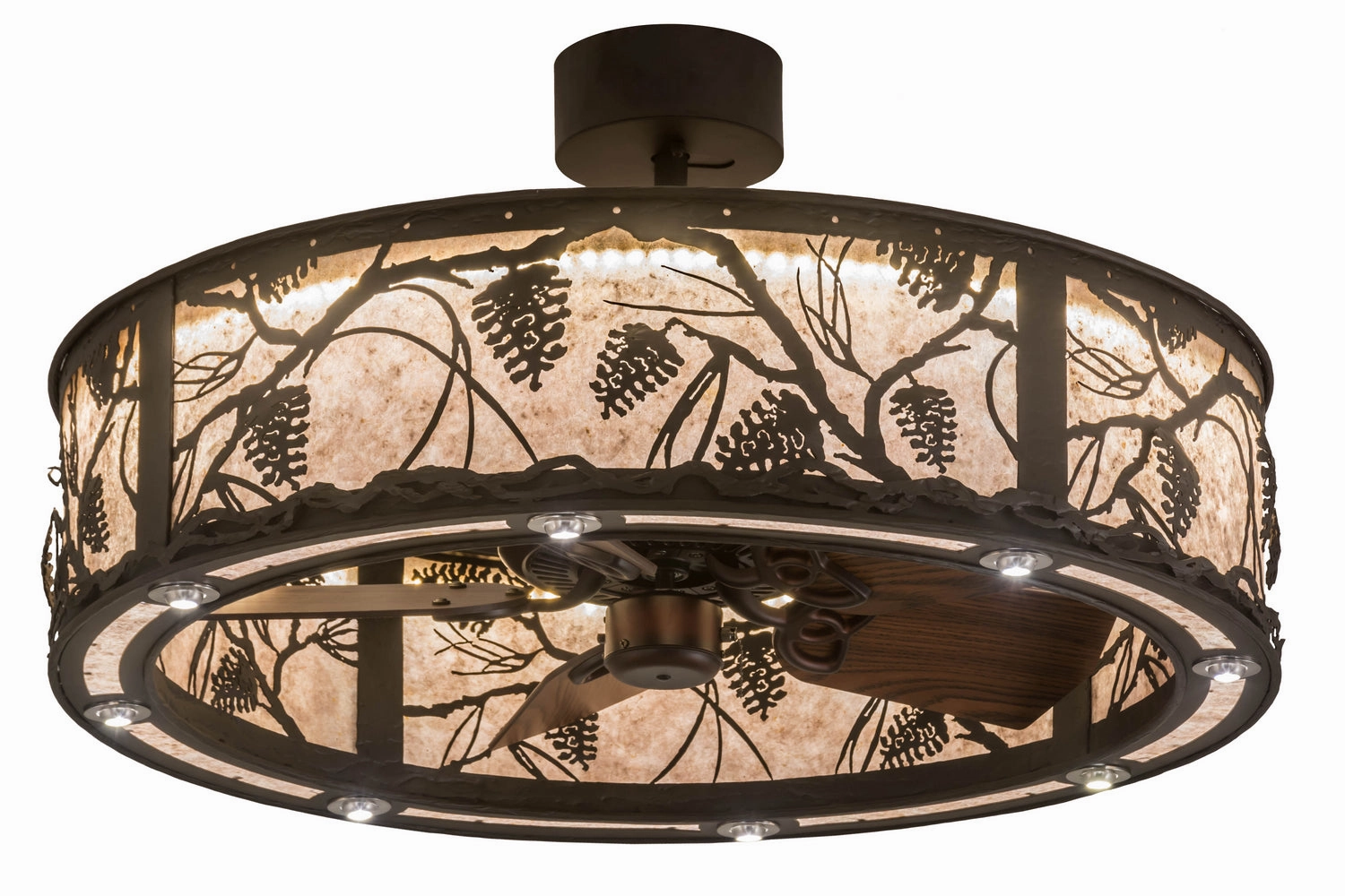 Whispering Pines LED Chandel-Air compact electric fans for small spaces