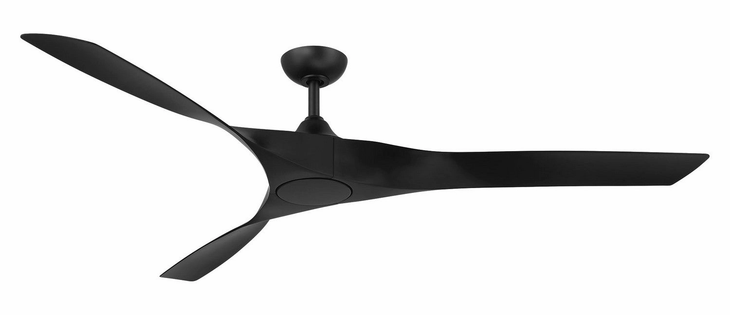 Willow XL 70"Ceiling Fan Matte Black