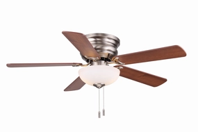 Wind River Frisco 44" Pull Chain Flushmount Ceiling Fan with 26W LED automatic hand dryers for bathroom use