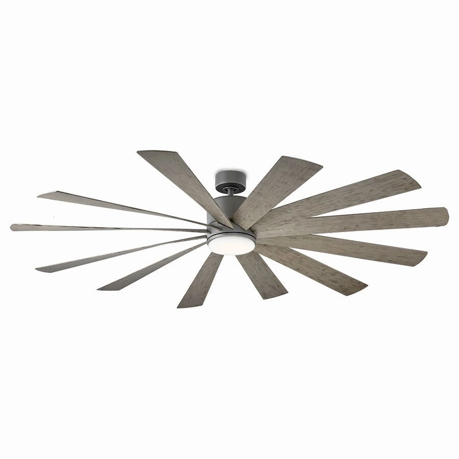Windflower 80"Ceiling Fan Graphite/Weathered Gray weatherproof fans for outdoor environments