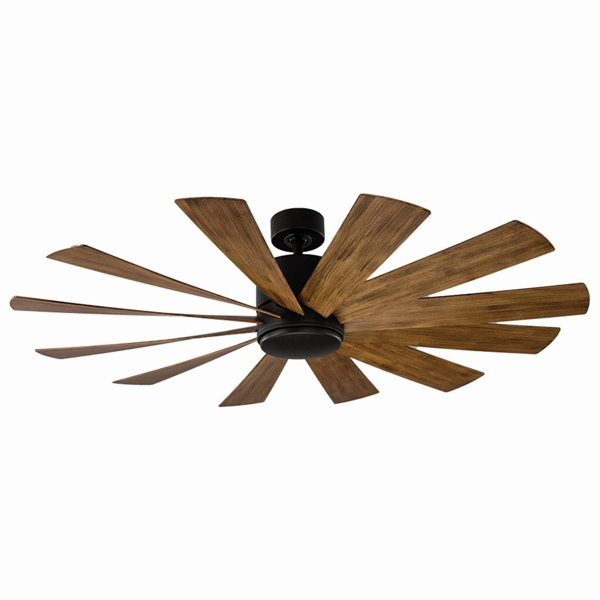 Windflower Indoor/Outdoor 12-Blade 60" Smart Ceiling Fan with LED Light Kit