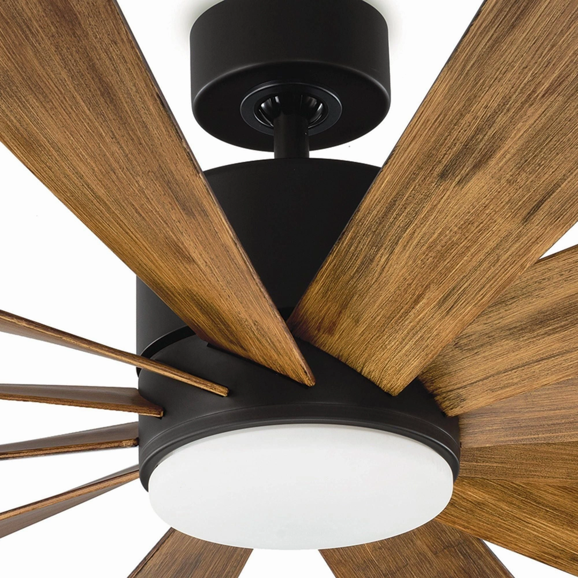 Windflower Indoor/Outdoor 12-Blade 60" Smart Ceiling Fan with LED Light Kit
