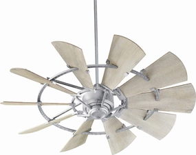 Windmill 52"Ceiling Fan Galvanized quiet medium fans for living room use