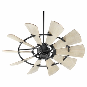 Windmill 52"Ceiling Fan Textured Black modern medium fans for everyday cooling