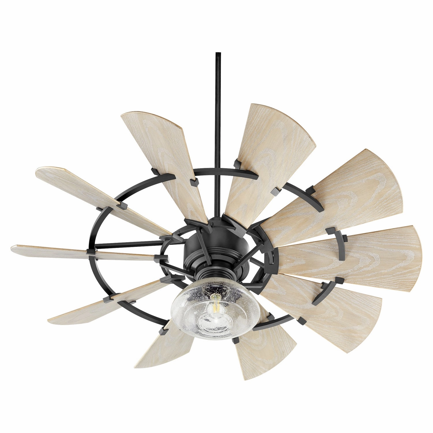 Windmill 52"Patio Fan Textured Black