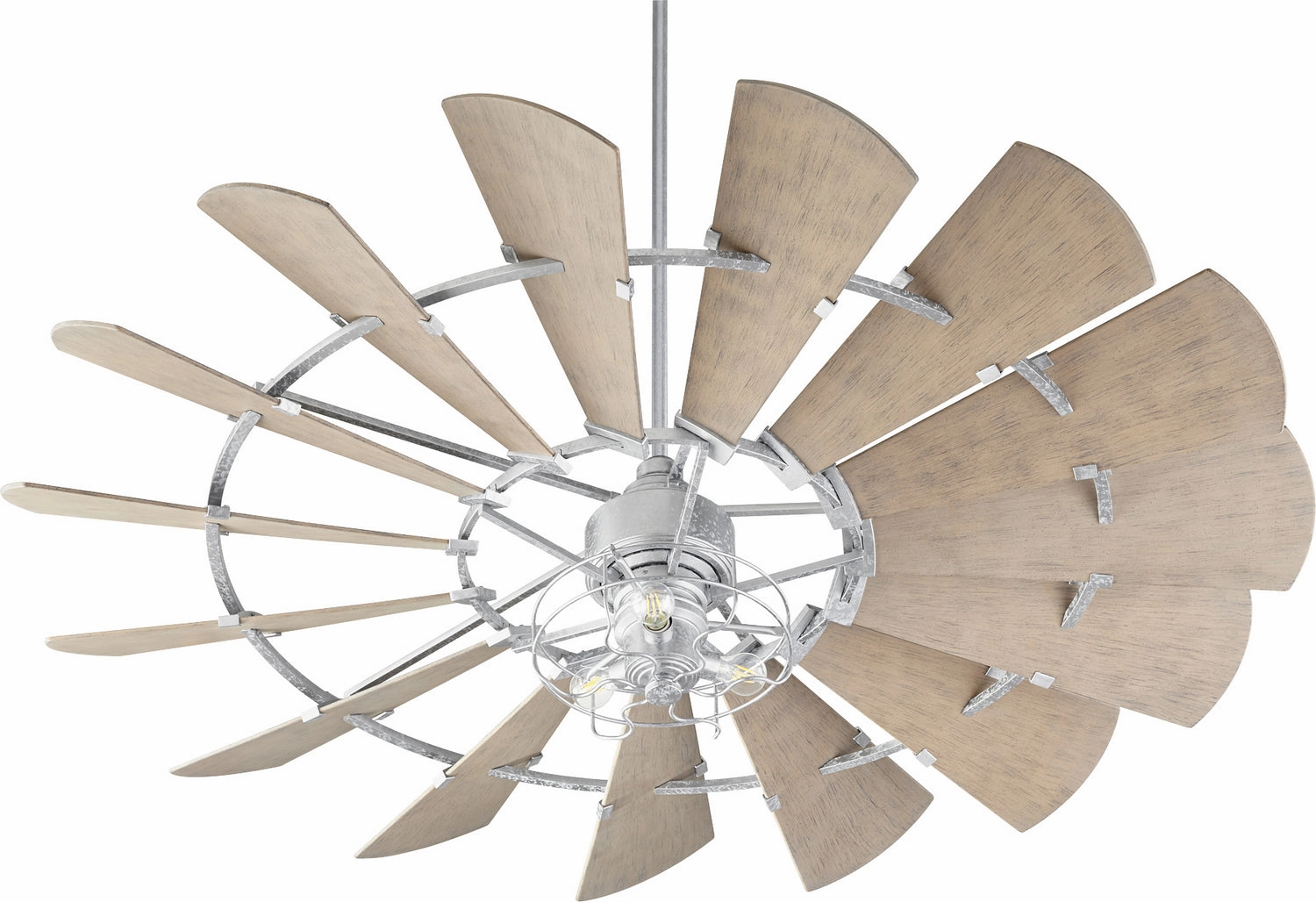 Windmill 72"Patio Fan Galvanized