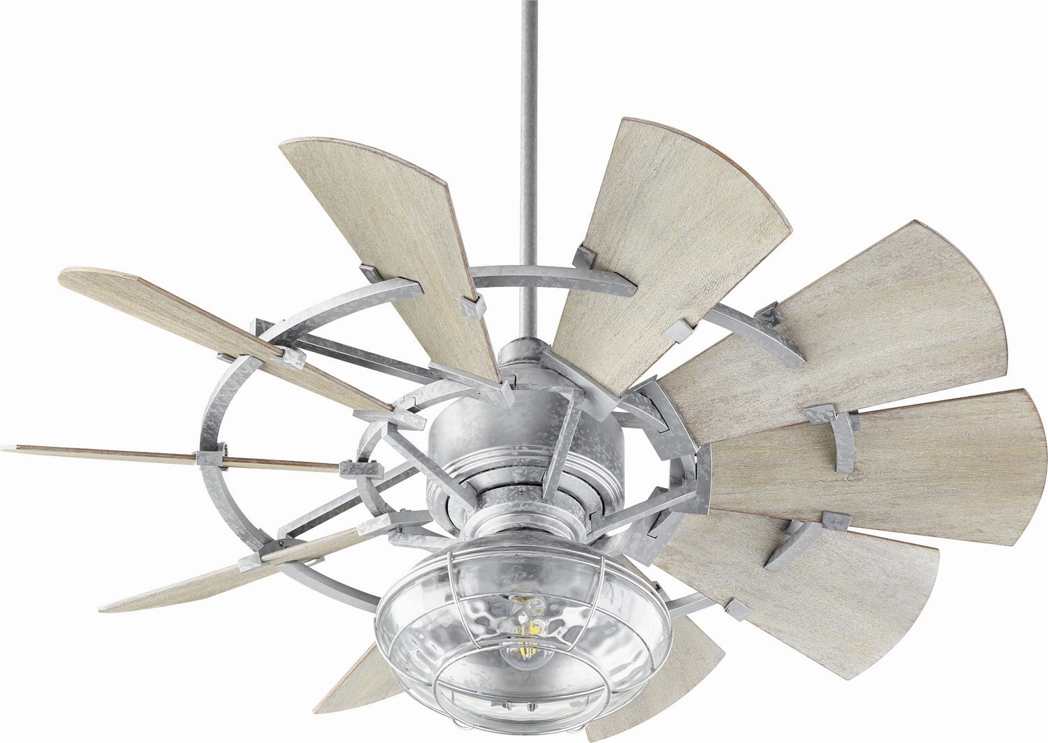Windmill LED Fan Light Kit Galvanized