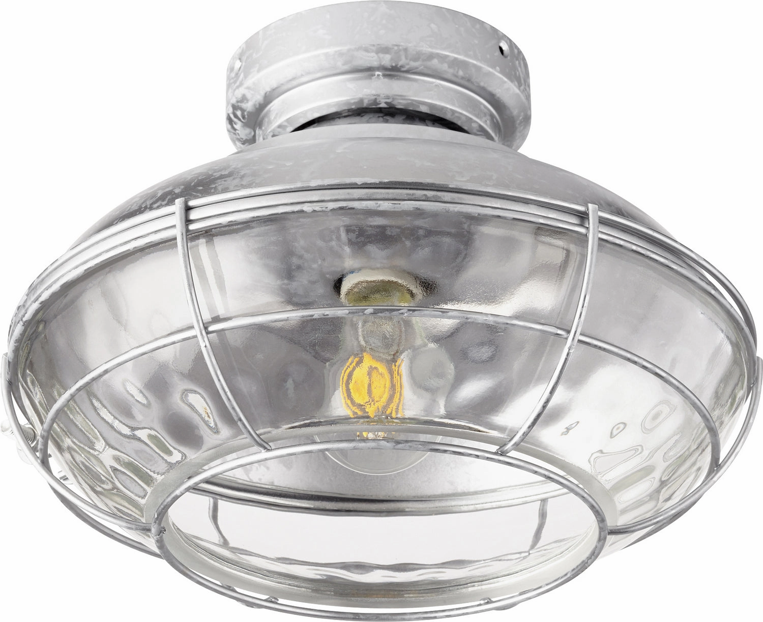 Windmill LED Fan Light Kit Galvanized sleek design electric fans for modern homes