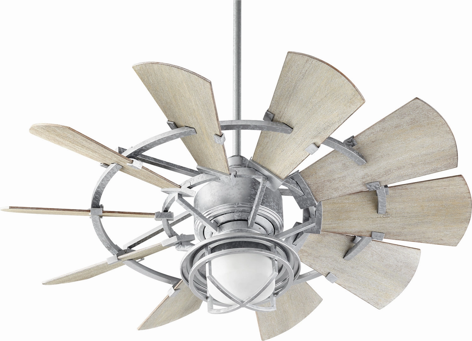 Windmill LED Fan Light Kit Galvanized