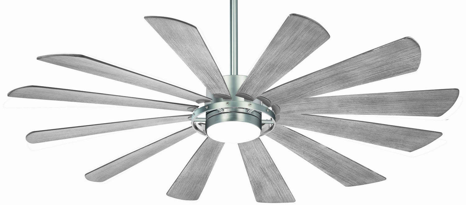 Windmolen 65" Ceiling Fan Brushed Steel outdoor exterior fans for patio cooling