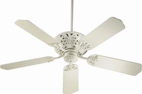 Windsor 52"Ceiling Fan Antique White versatile medium fans for any space