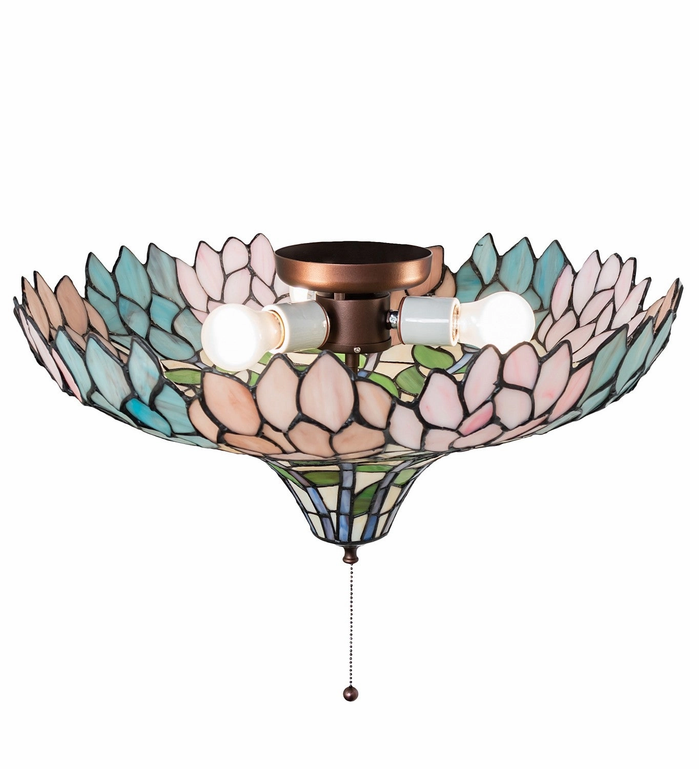 Wisteria Three Light Fan Light Fixture