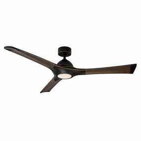 Woody 60"Ceiling Fan Bronze/Dark Walnut weatherproof fans for outdoor environments