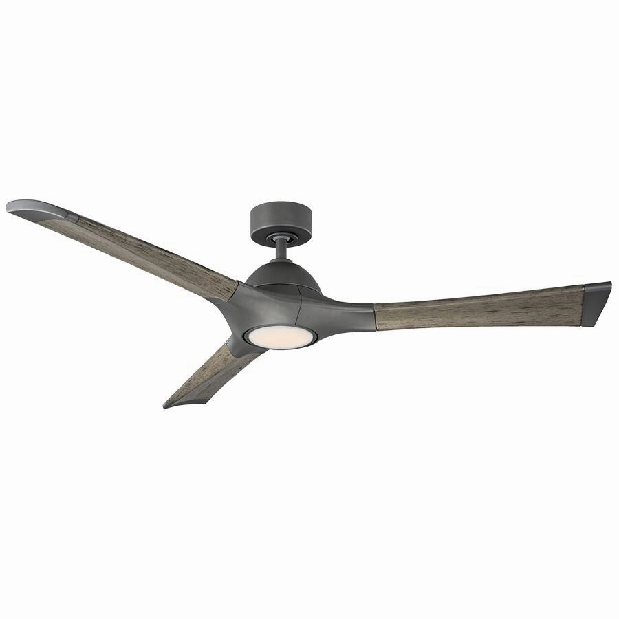 Woody 60"Ceiling Fan Graphite/Weathered Gray weatherproof fans for outdoor environments
