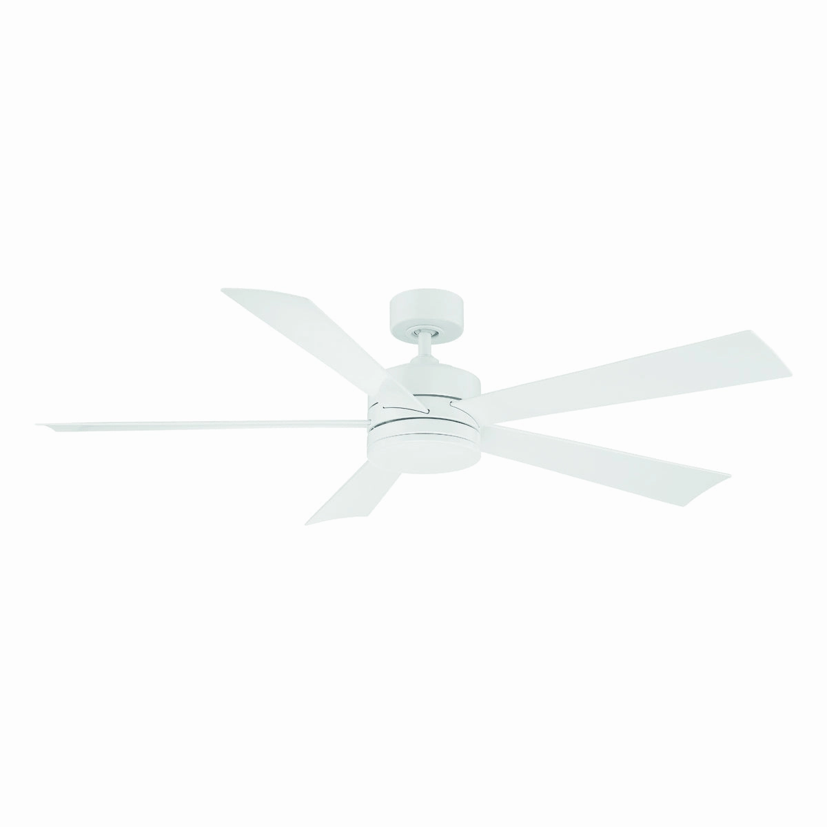 Wynd 60"Ceiling Fan Matte White weatherproof fans for outdoor environments
