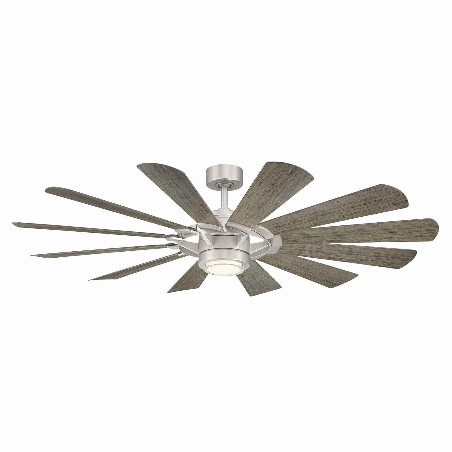 Wynd Mill 65"Ceiling Fan Steel/Weathered Wood affordable medium fans for summer