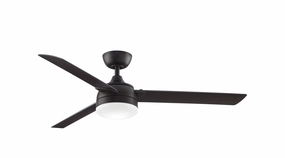 Xeno Wet 56"Ceiling Fan Dark Bronze weatherproof fans for outdoor environments