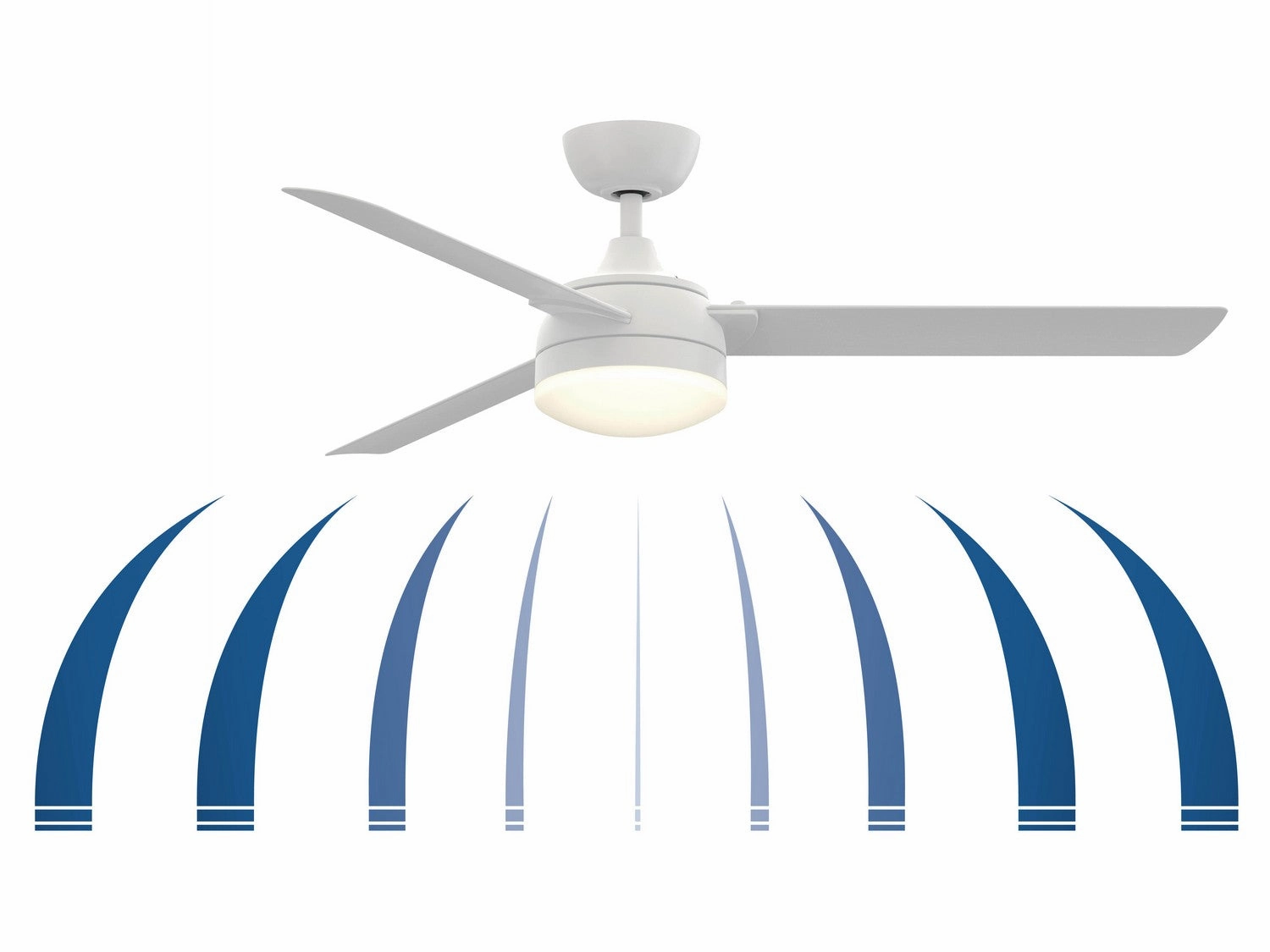 Xeno Wet 56"Ceiling Fan Matte White