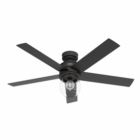 Xidane 52"Ceiling Fan Matte Black reliable fans for apartment and office