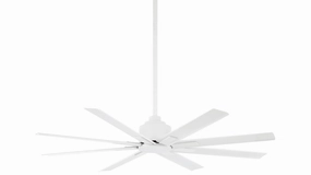 Xtreme H20 52" 52" Ceiling Fan Flat White oscillating medium fans with strong airflow