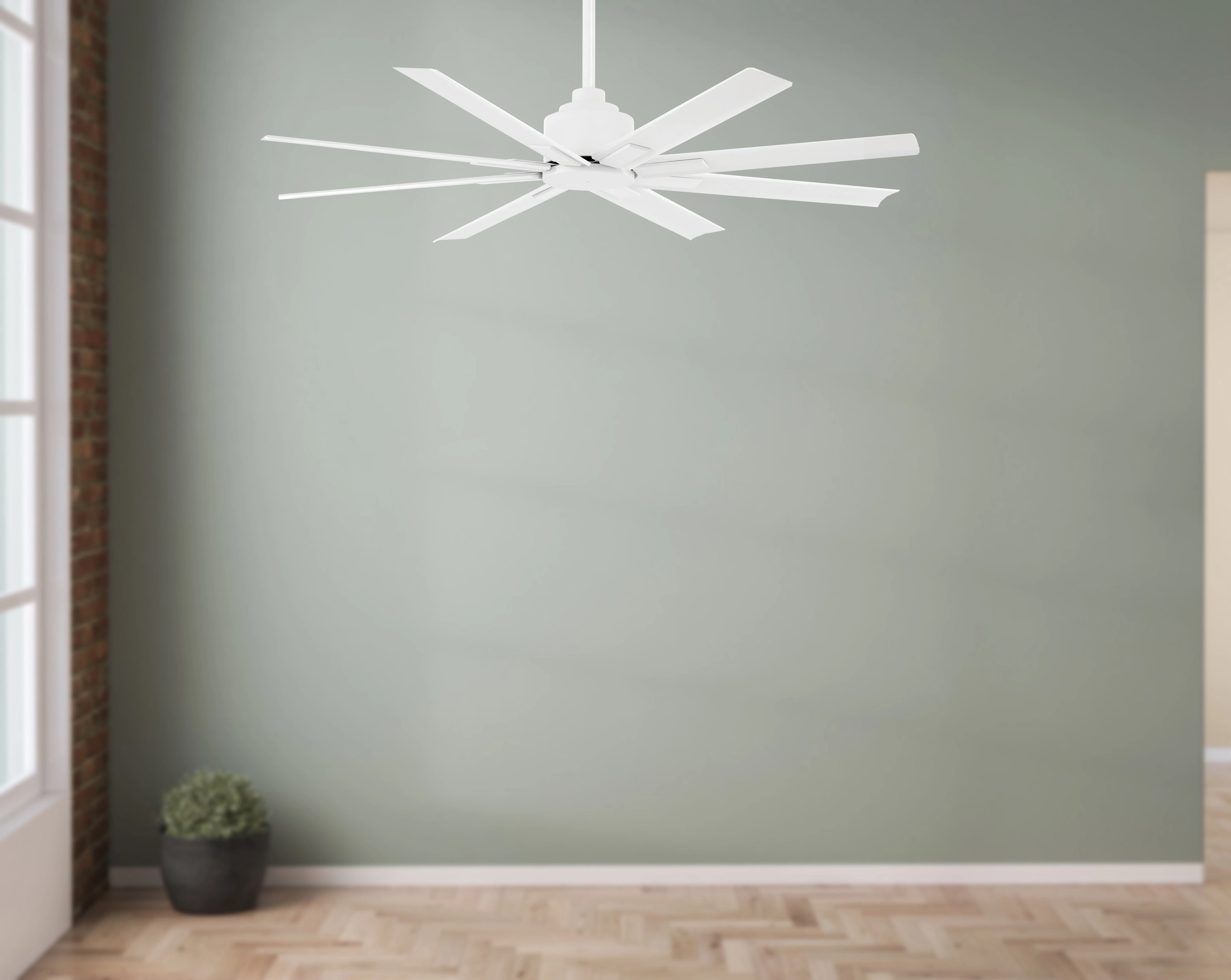 Xtreme H20 52" 52" Ceiling Fan Flat White