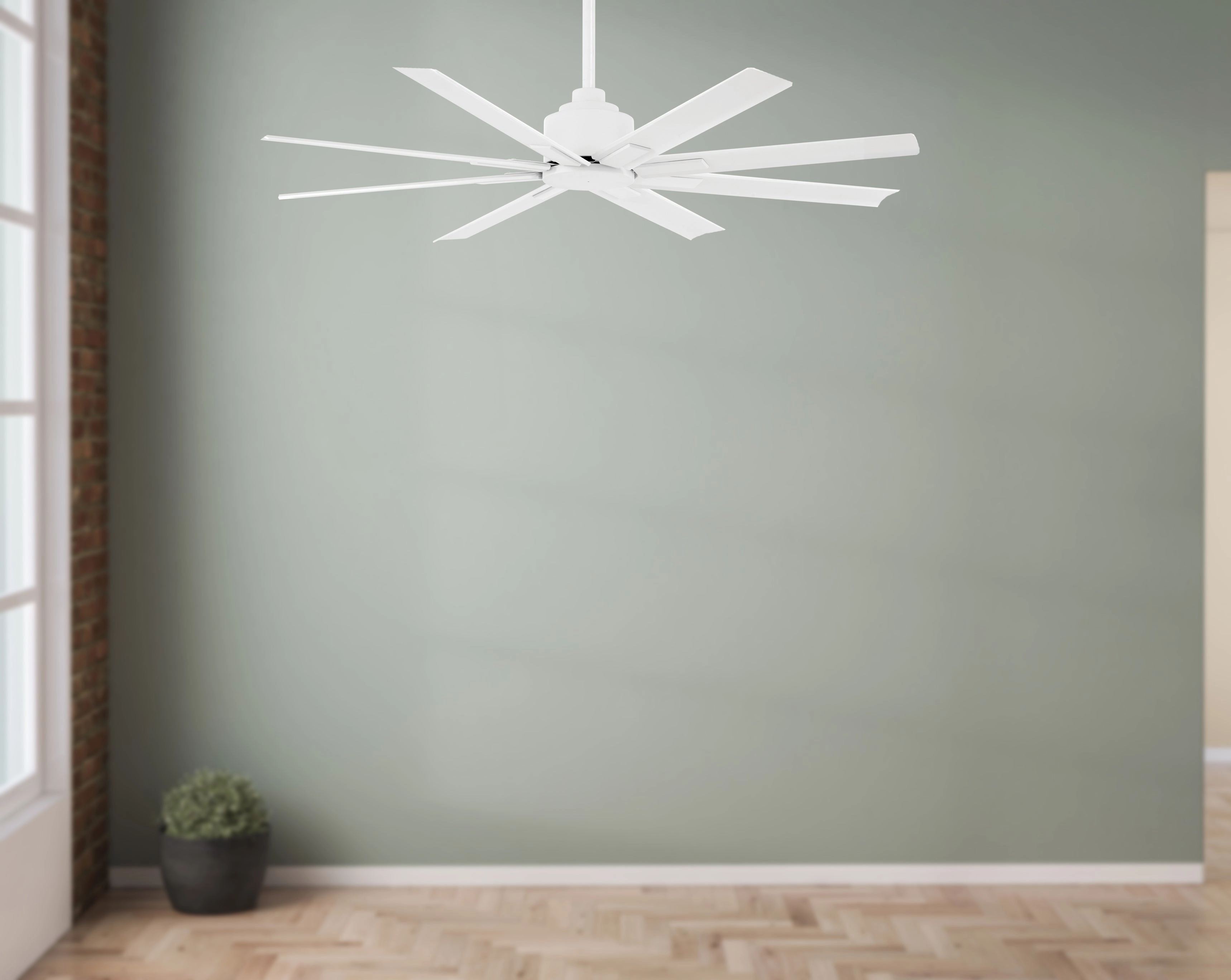 Xtreme H20 52" 52" Ceiling Fan Flat White