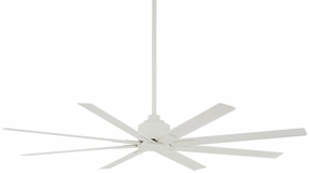 Xtreme H2O 65" 65" Ceiling Fan Flat White outdoor exterior fans for patio cooling