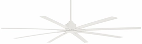 Xtreme H2O 84" 84"Outdoor Ceiling Fan Flat White weatherproof fans for outdoor environments