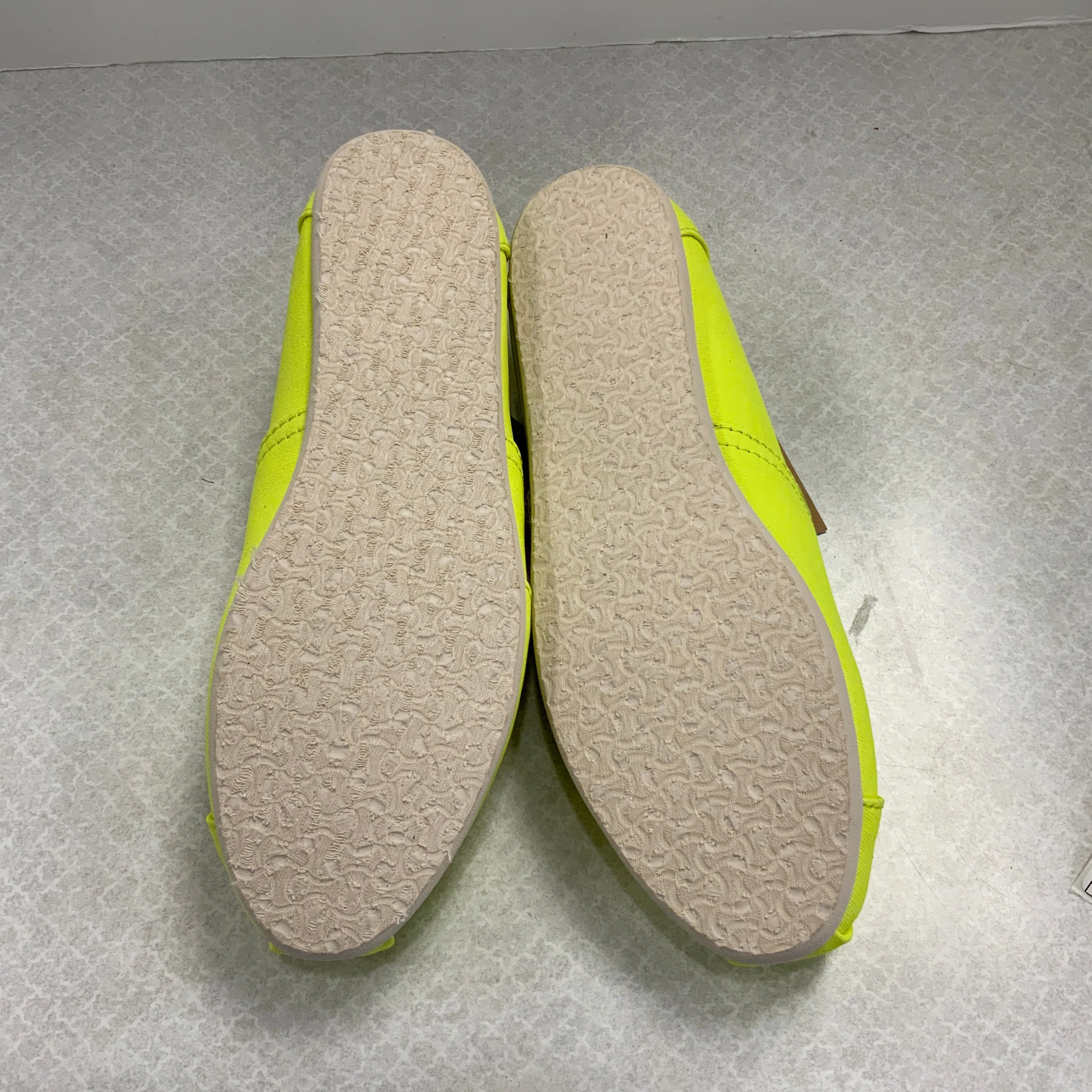 Yellow Shoes Flats Toms, Size 7.5 toms
