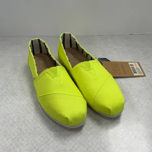 Yellow Shoes Flats Toms, Size 7.5 toms