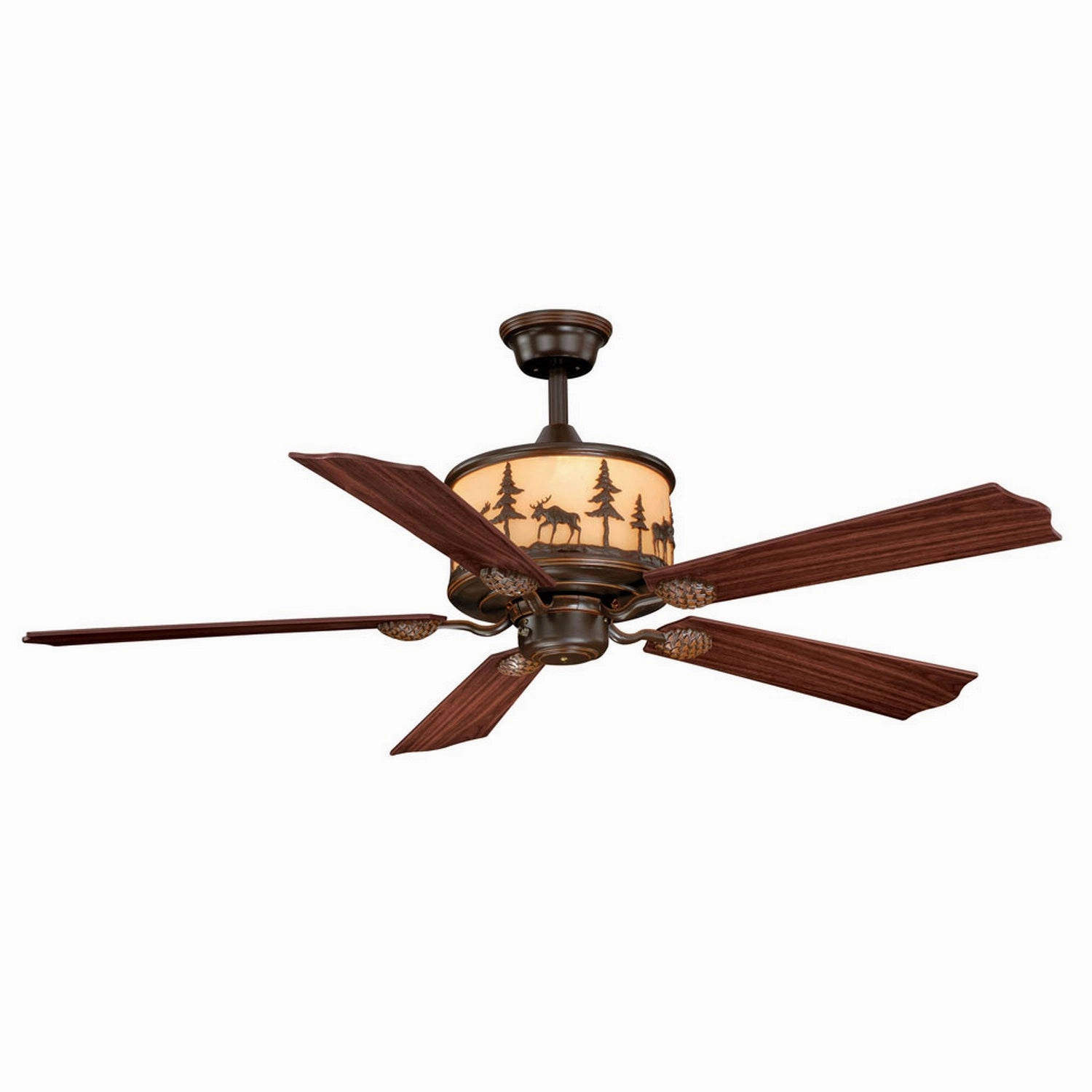 Yellowstone 56"Ceiling Fan Burnished Bronze modern medium fans for everyday cooling