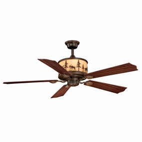 Yellowstone 56"Ceiling Fan Burnished Bronze modern medium fans for everyday cooling