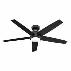 Zayden 52"Ceiling Fan Matte Black home cooling fans in medium size