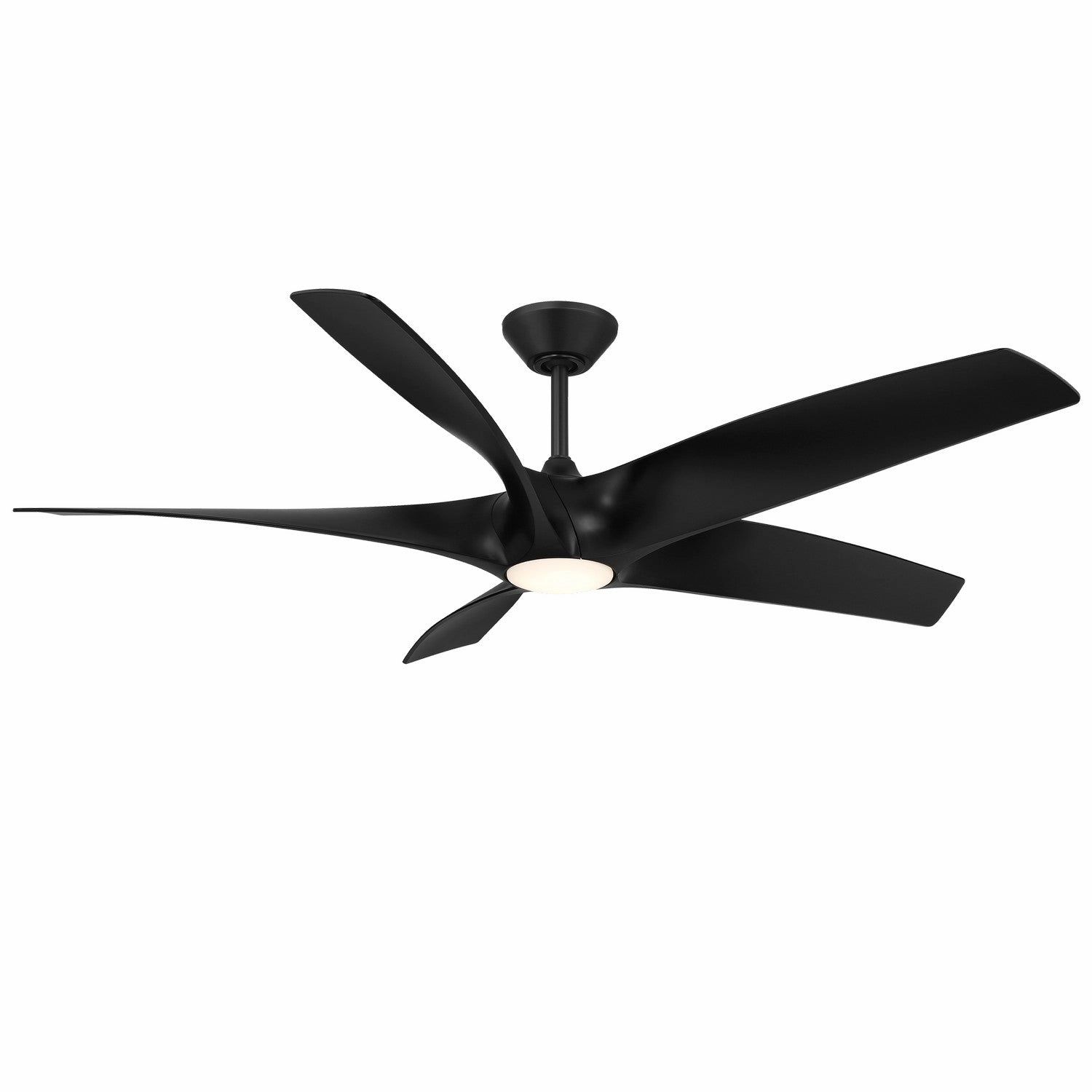 Zephyr 5 62"Ceiling Fan Matte Black outdoor exterior fans for patio cooling