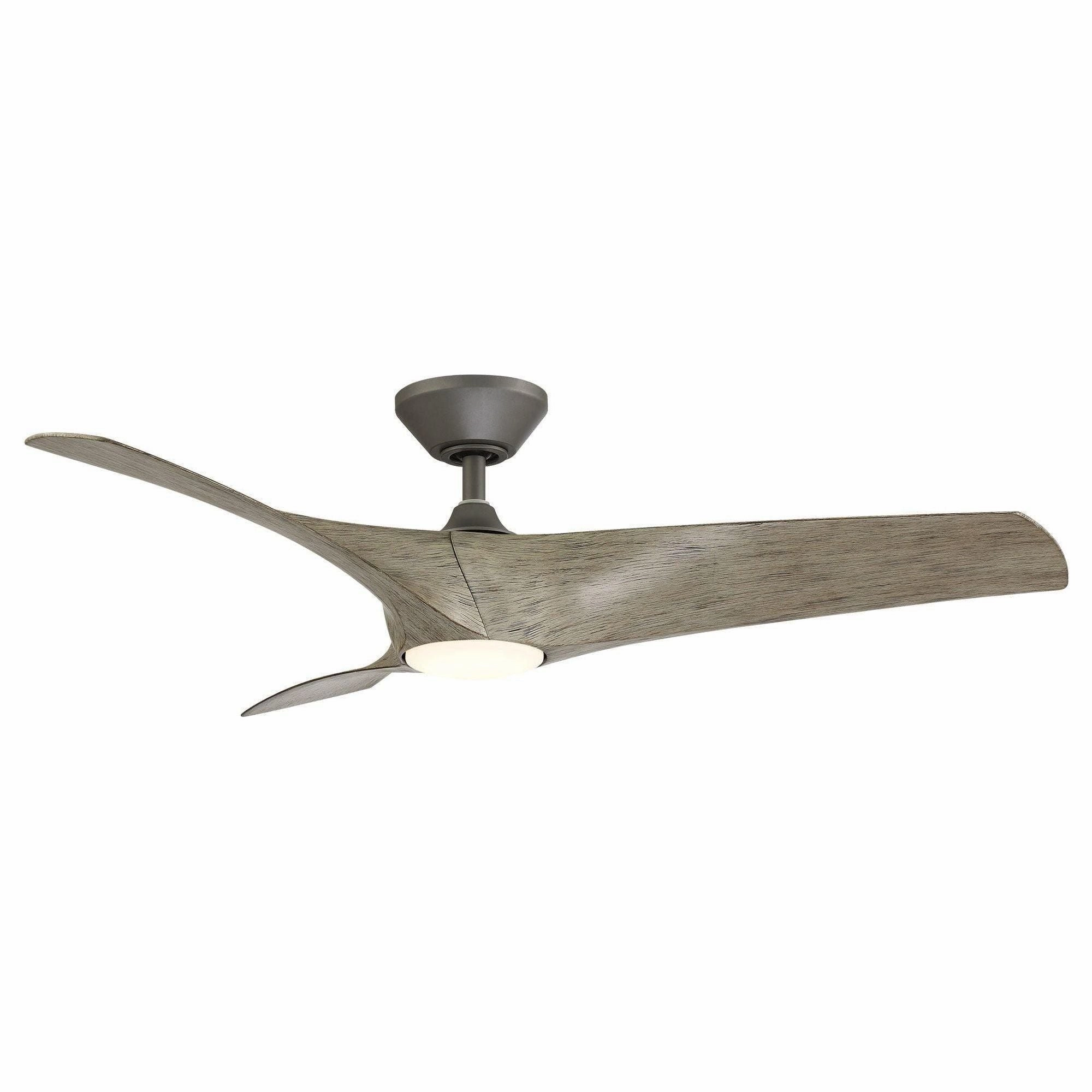 Zephyr Indoor/Outdoor 3-Blade 62" Smart Ceiling Fan with LED Light Kit and Remote Control