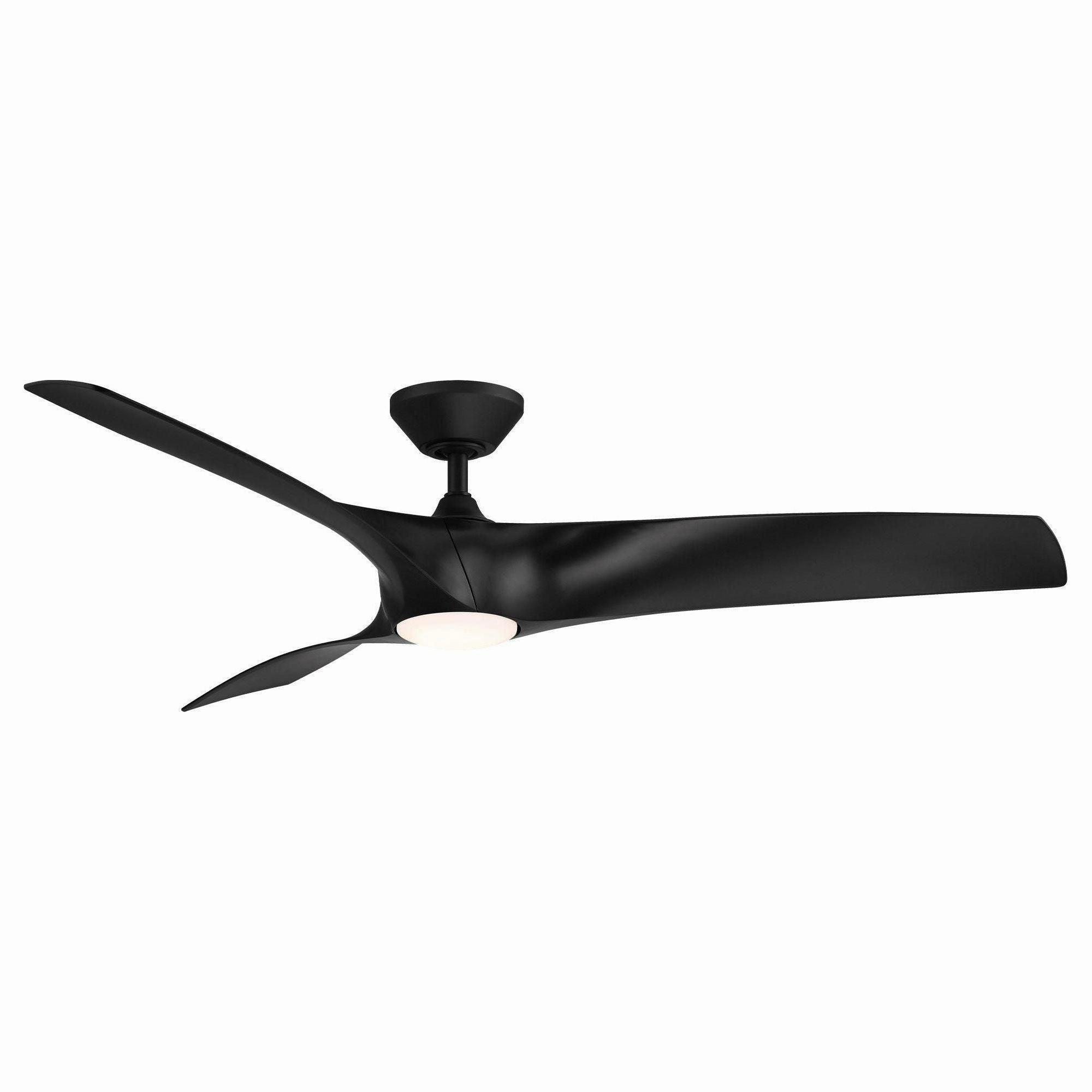 Zephyr Indoor/Outdoor 3-Blade 62" Smart Ceiling Fan with LED Light Kit and Remote Control