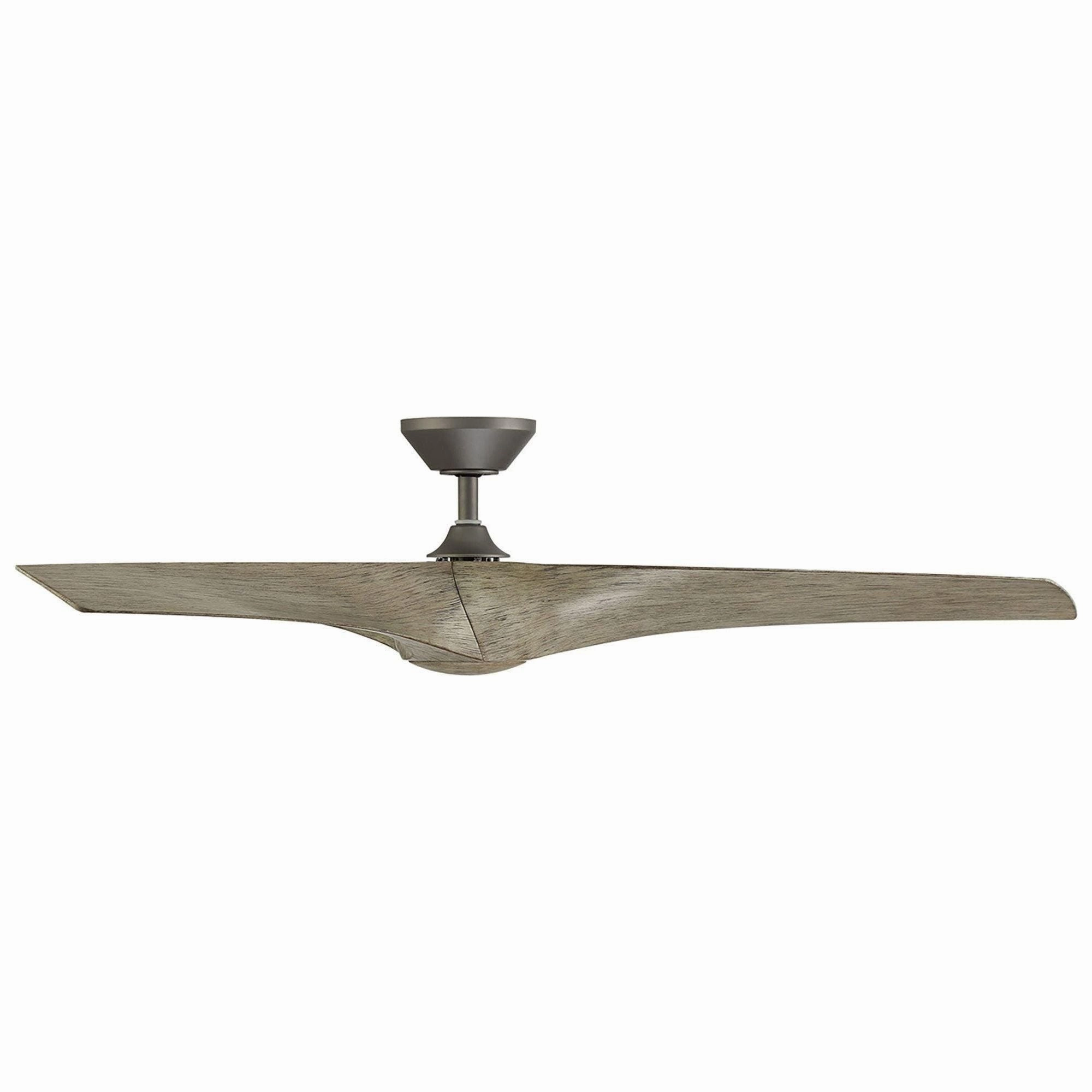 Zephyr Indoor/Outdoor 3-Blade 62" Smart Ceiling Fan with LED Light Kit and Remote Control