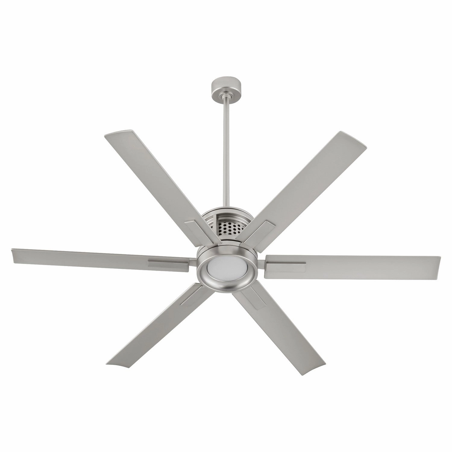 Zeus 65" Patio Fan Satin Nickel