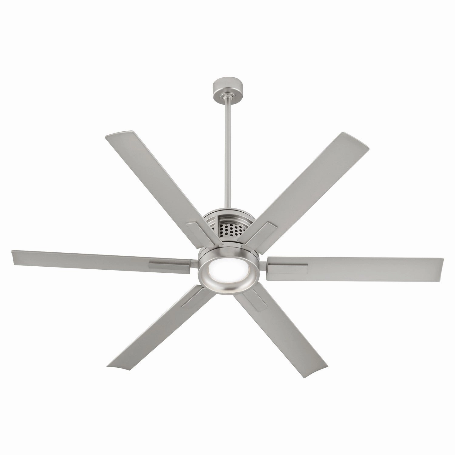 Zeus 65" Patio Fan Satin Nickel