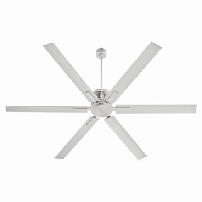 Zeus 80" Ceiling Fan Satin Nickel high-speed electric fans for better airflow