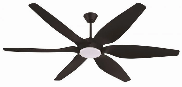 Zoom 66"Ceiling Fan Flat Black