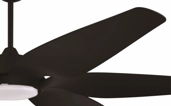 Zoom 66"Ceiling Fan Flat Black