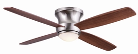 Zorion 52"Ceiling Fan Nickel reliable fans for apartment and office