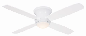 Zorion 52"Ceiling Fan White energy-efficient medium fans with remote